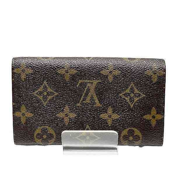 ルイヴィトン Louis Vuitton モノグラム ポルトモネジップ M 61735 2つ折り財布 ユニセックス
