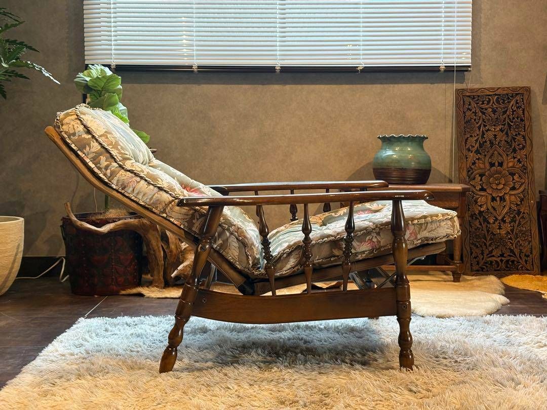 ②カリモク karimoku リクライナー　コロニアル　RC60 レトロ　GG ①カリモク karimoku リクライナーコロニアルRC60 レトロGG