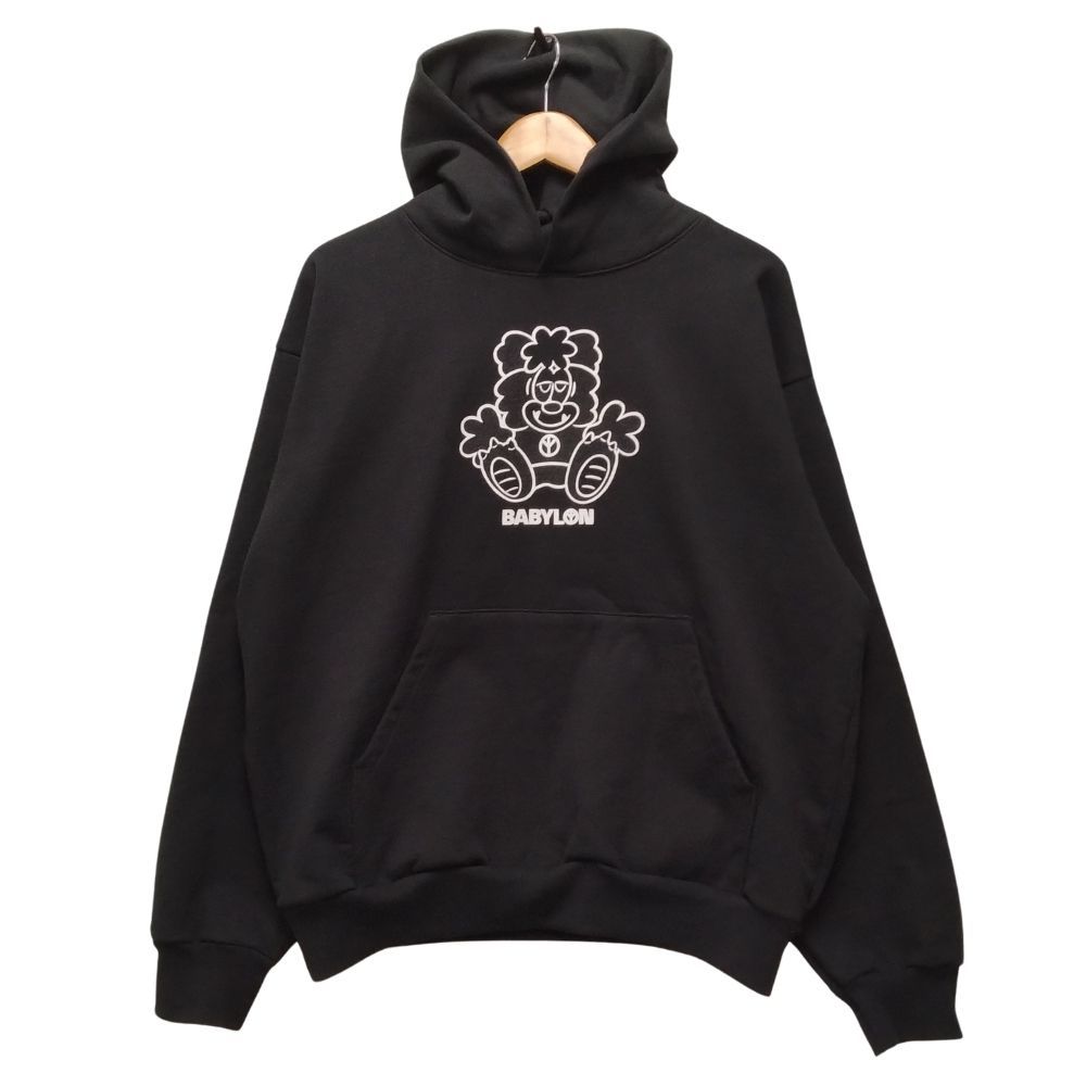 VERDY ヴェルディ Visty × Babylon Hoodie スウェットパーカー ブラック サイズ L 正規品 / 36353