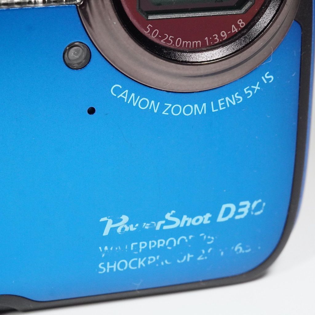 Canon キャノン Power shot D30 ブルー デジタルカメラ コンデジ /9458 ...