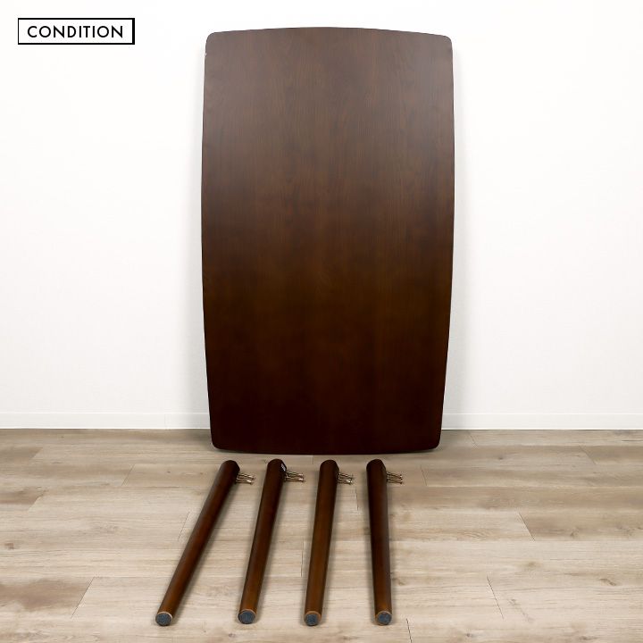展示品・アウトレット】 ダイニングテーブル 180 高さ72cm ウォールナット ブラック スチール脚 M-RS KIZA(キザ) |  おしゃれな家具・インテリアの通販 大阪マルキン家具