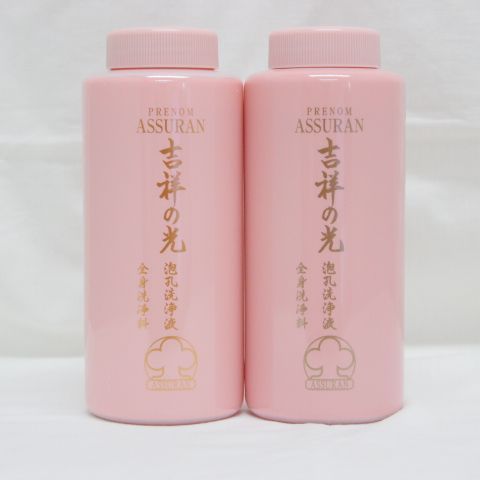 ☆新品箱なし2個セット アシュラン 吉祥の光 泡孔洗浄液 380mL (0705 