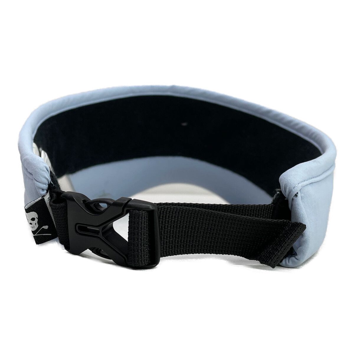 マークアンドロナ MARK-LONA サンバイザー フリー 水色 スカイブルー ロゴ刺しゅう LLC-HASEGAWATOSO_COM