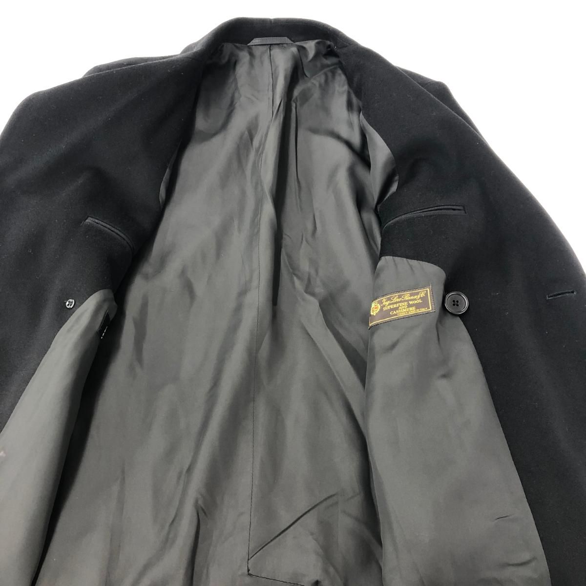 HUGO BOSS ヒューゴボス×ロロピアーナ チェスターコート ブラック