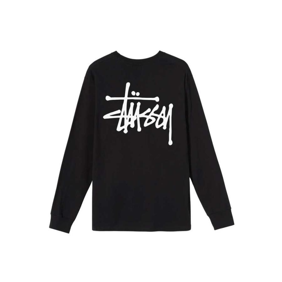 (ステューシー) STUSSY BASIC STUSSY L/S TEE メンズ 長袖 Tシャツ ストック ロゴ stussy トップス コットンメンズ 長袖