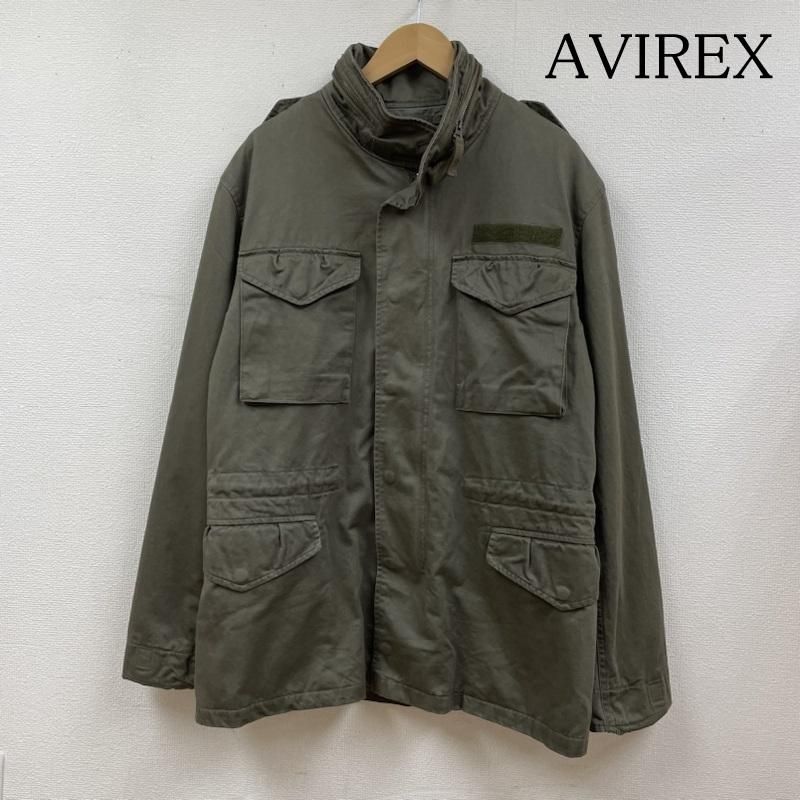 AVIREX アヴィレックス ジャケット、上着 ジャンパー、ブルゾン ミリタリー フィールド ジャケット M-65 JACKET 6122081 フルジップアップ サイズ2XL