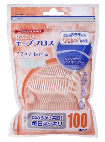 まとめ買い-60点セット ＤＥＮＴＡＬＰＲＯやさしいテープフロス１００Ｐ デンタルプロ フロス 歯間ブラシ