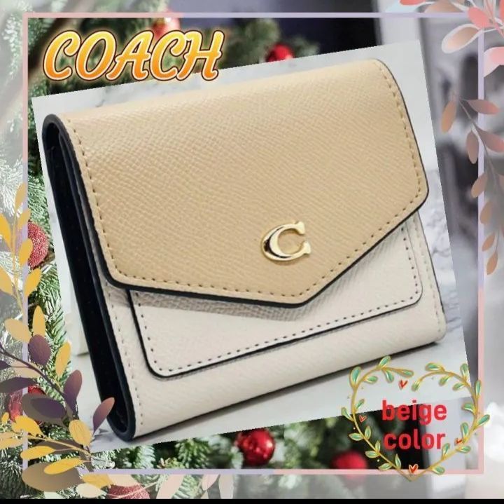 大人気定番商品 Sale 匿名配送 新品 ✳️ COACH コーチ 財布 グリーン