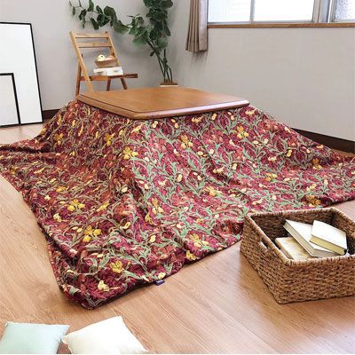 種類5 ブルー|特大210×310cm こたつ布団カバー 日本製 ロマンス小杉 V-A ヴィクトリア＆アルバートミュージアム こたつ掛けカバー 防縮加工 15rm-vanda-kotatsu-cover-2014-01