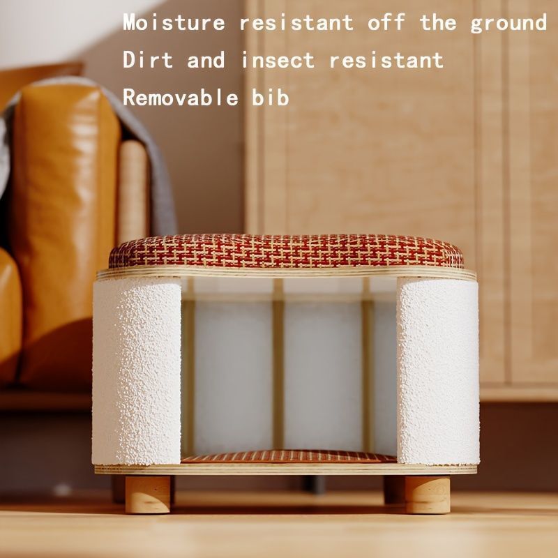 爪とぎポスト＆クールマットのコンボ