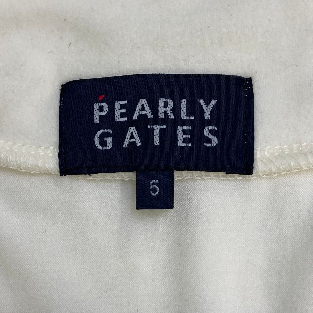 サイズ：5 PEARLY GATES パーリーゲイツ 起毛 ハーフジップ 長袖T