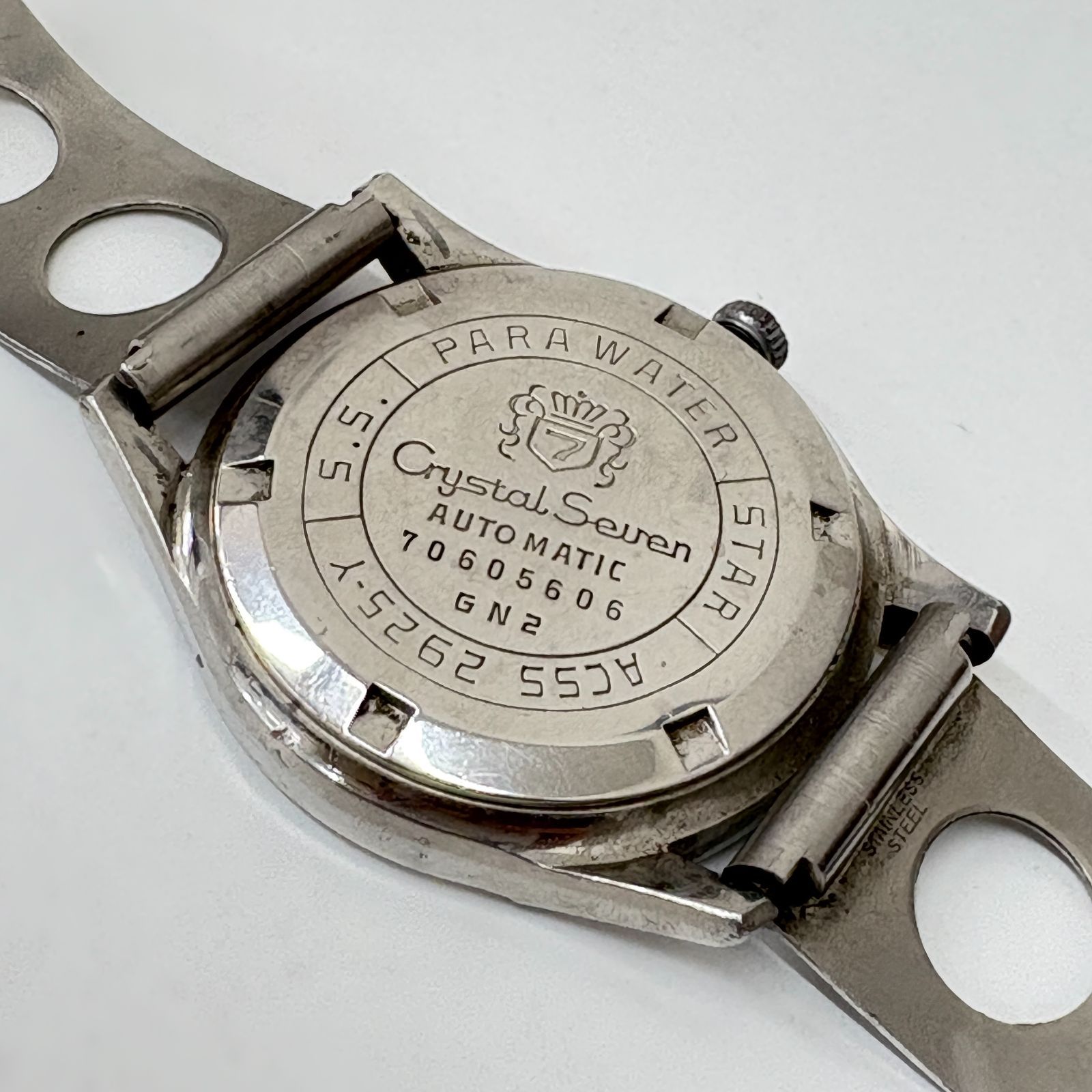 CITIZEN シチズン】クリスタルセブン 27石 自動巻き腕時計 デイデイト