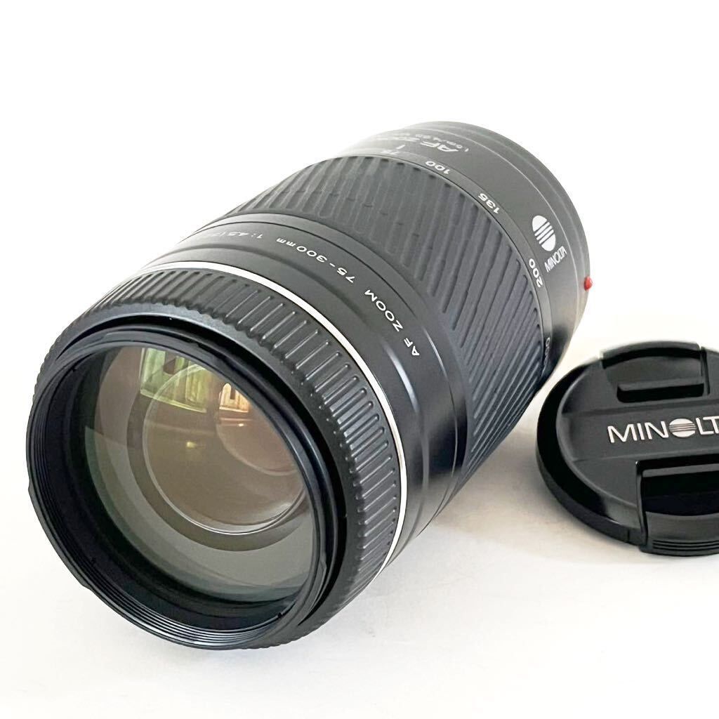 ☆極上品☆ ミノルタMINOLTA AF ZOOM 75-300mm F4.5-5.6 D #208.11 - メルカリ