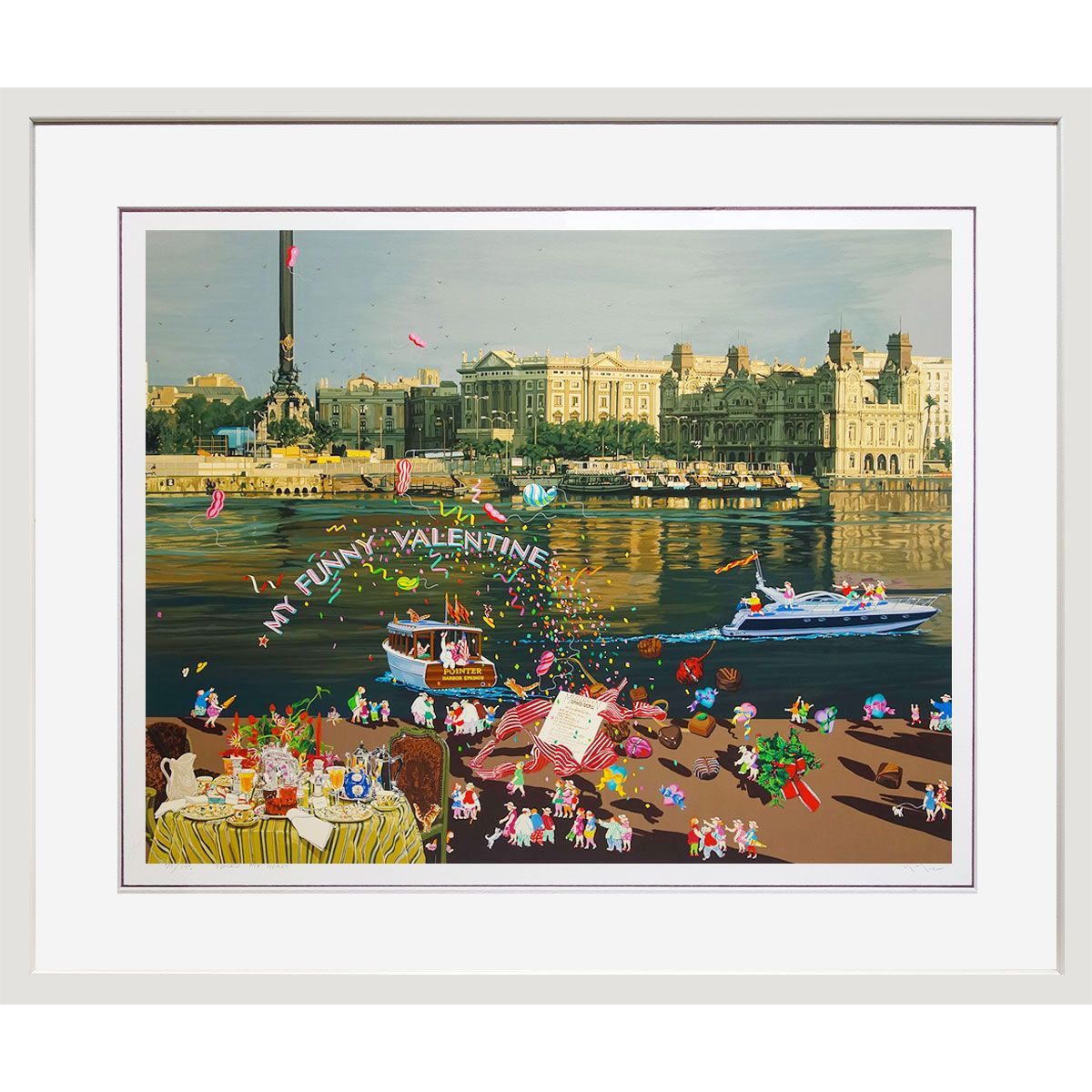 希少 チャールズ・ファジーノ 3Dアート「Windy City」シカゴ 250部 希少 チャールズ・ファジーノ 3Dアート「Windy City」シカゴ 250部