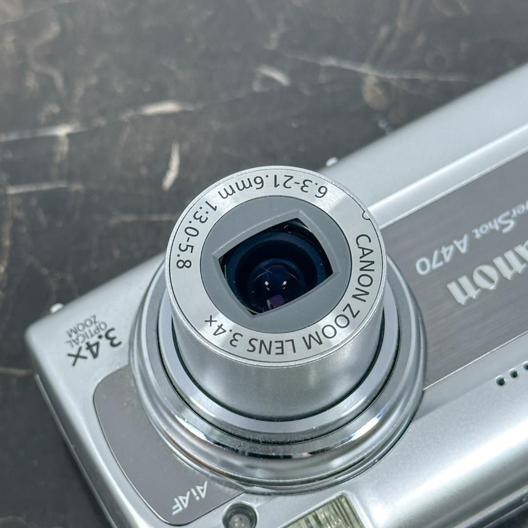 美品】Canon PowerShot A470 単3電池駆動 キャノン パワー