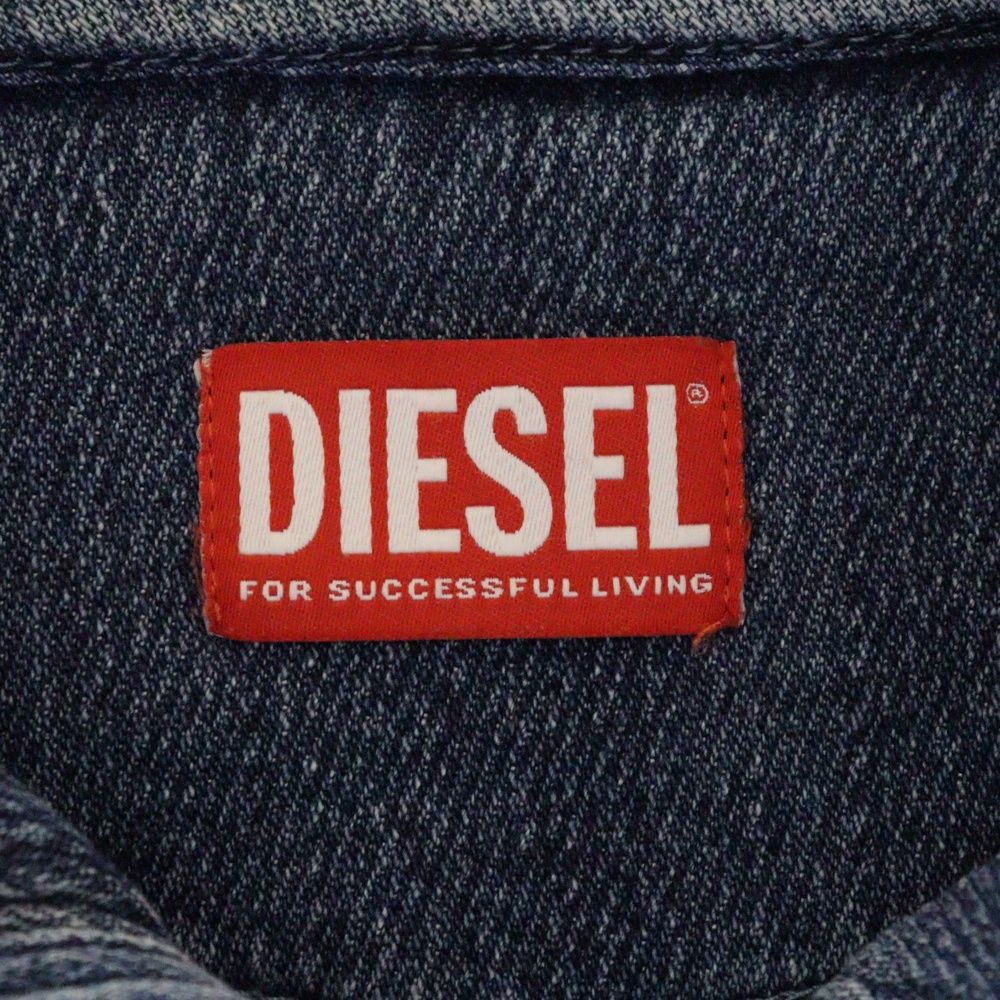 トップス DIESEL D-UM-RIB-NE A03939 XS DIESEL (ディーゼル) D-UM-RIB-NE Sweatshirt デニム プルオーバー