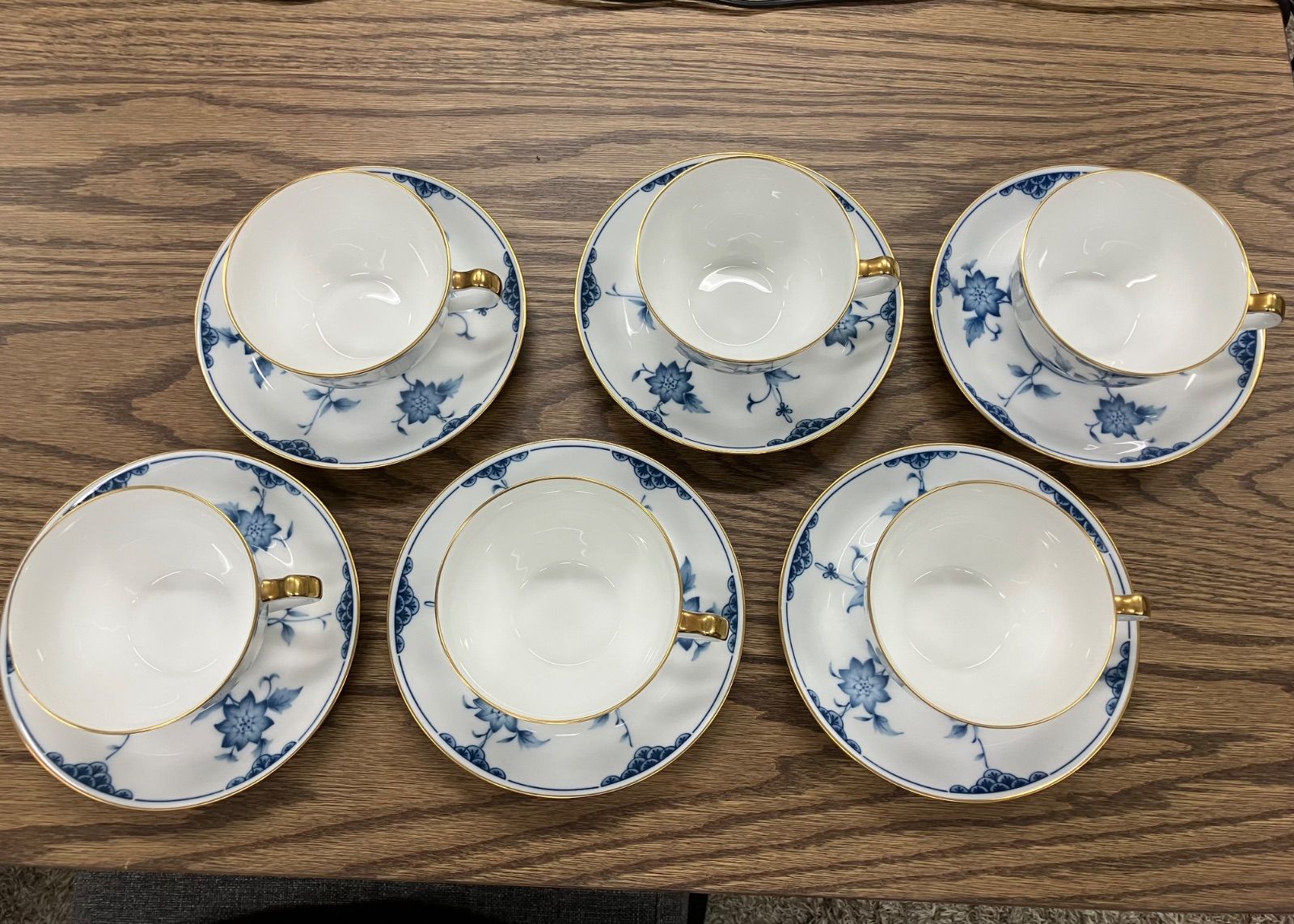 キッチン・食器 okura 大倉陶園 ブルーフラワー（桔梗） カップ 