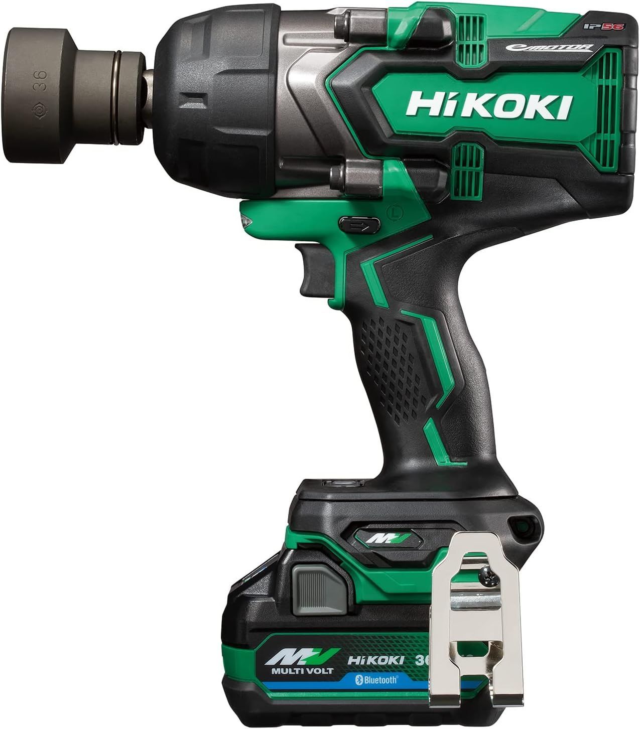 HiKOKI ハイコーキ 36V 充電式 インパクトレンチ 四角ドライブ19mm 蓄電池2個 充電器 ケース付き WR36DF 2XPSZ 正規品