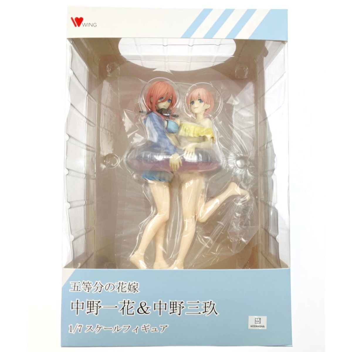 五等分の花嫁 中野一花 ＆ 中野三玖 1/7 フィギュア WING Amazon | ウイング 五等分の花嫁 中野一花&中野三玖 1/7スケール