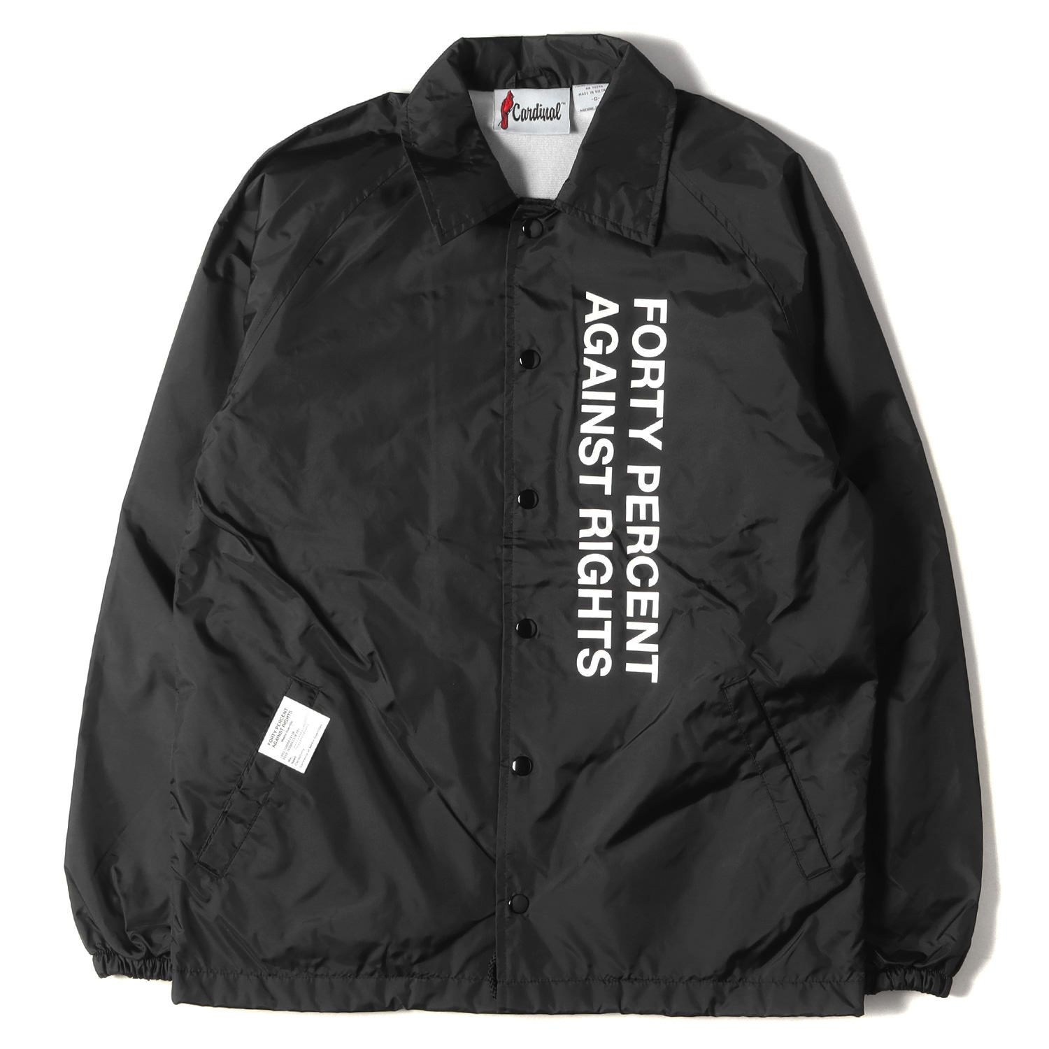FORTY PERCENTS AGAINST RIGHTS コーチジャケット 中古・古着通販】FORTY PERCENT AGAINST RIGHTS (フォーティー