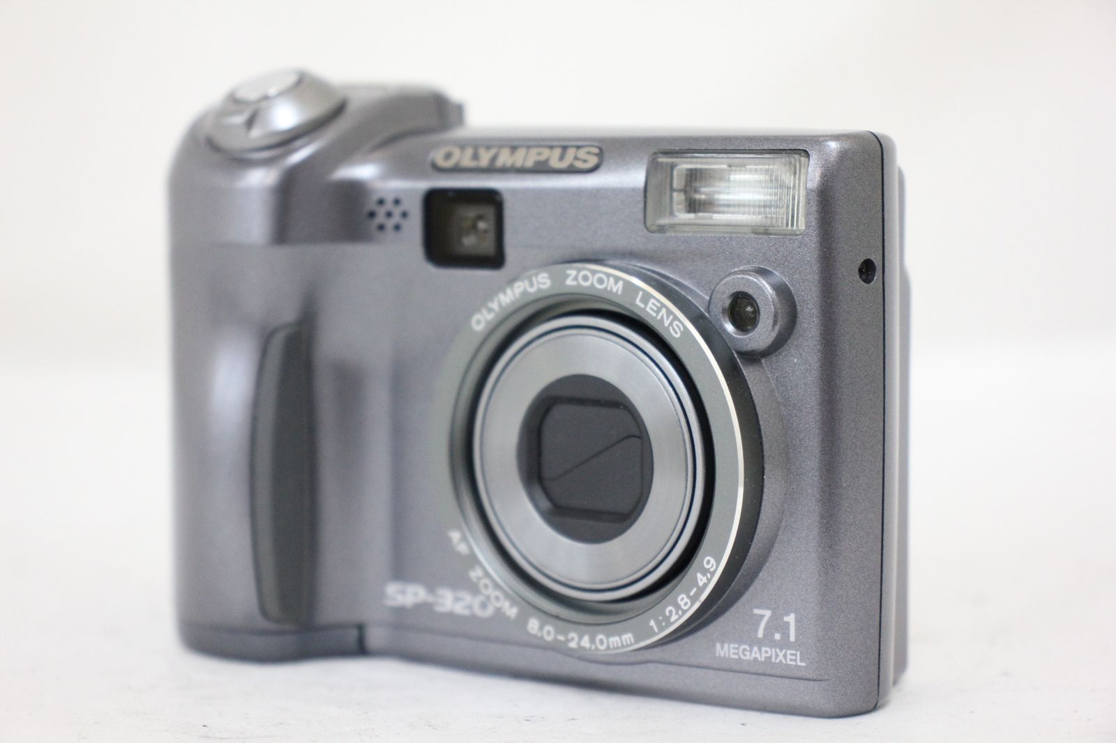 返品保証 便利な単三電池で使用可 オリンパス Olympus SP-320 ダークグレイ 3x コンパクトデジタルカメラ e1194