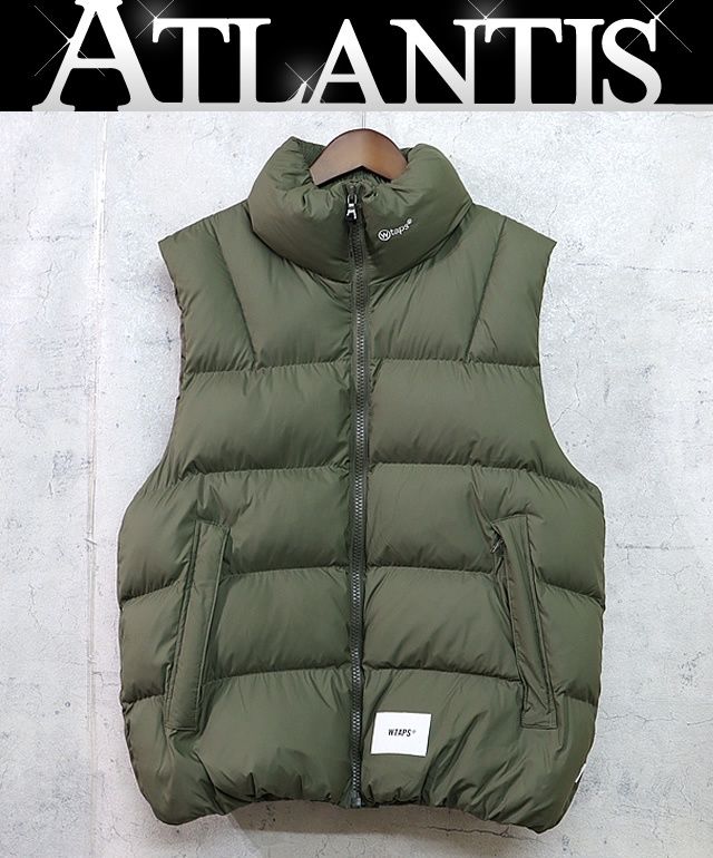 【広尾店】WTAPS ダブルタップス ダウンベスト ジャケット カーキ sizeX02 【14240】