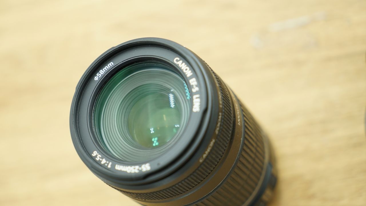 8345 良品 Canon EF-S 55-250mm 4-5.6 IS - カメラ・アウトドア