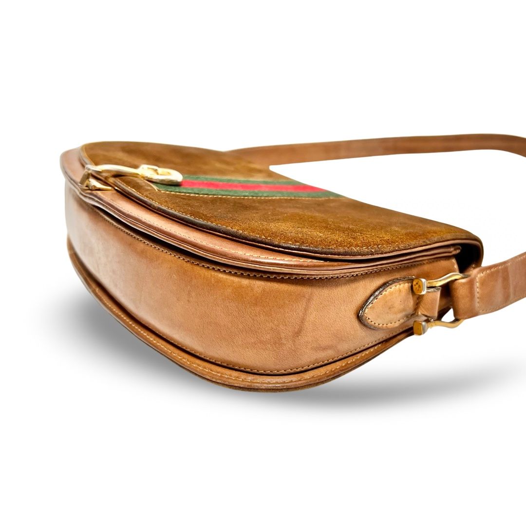 GUCCI オールドグッチ ホーズビット シェリーライン スエード