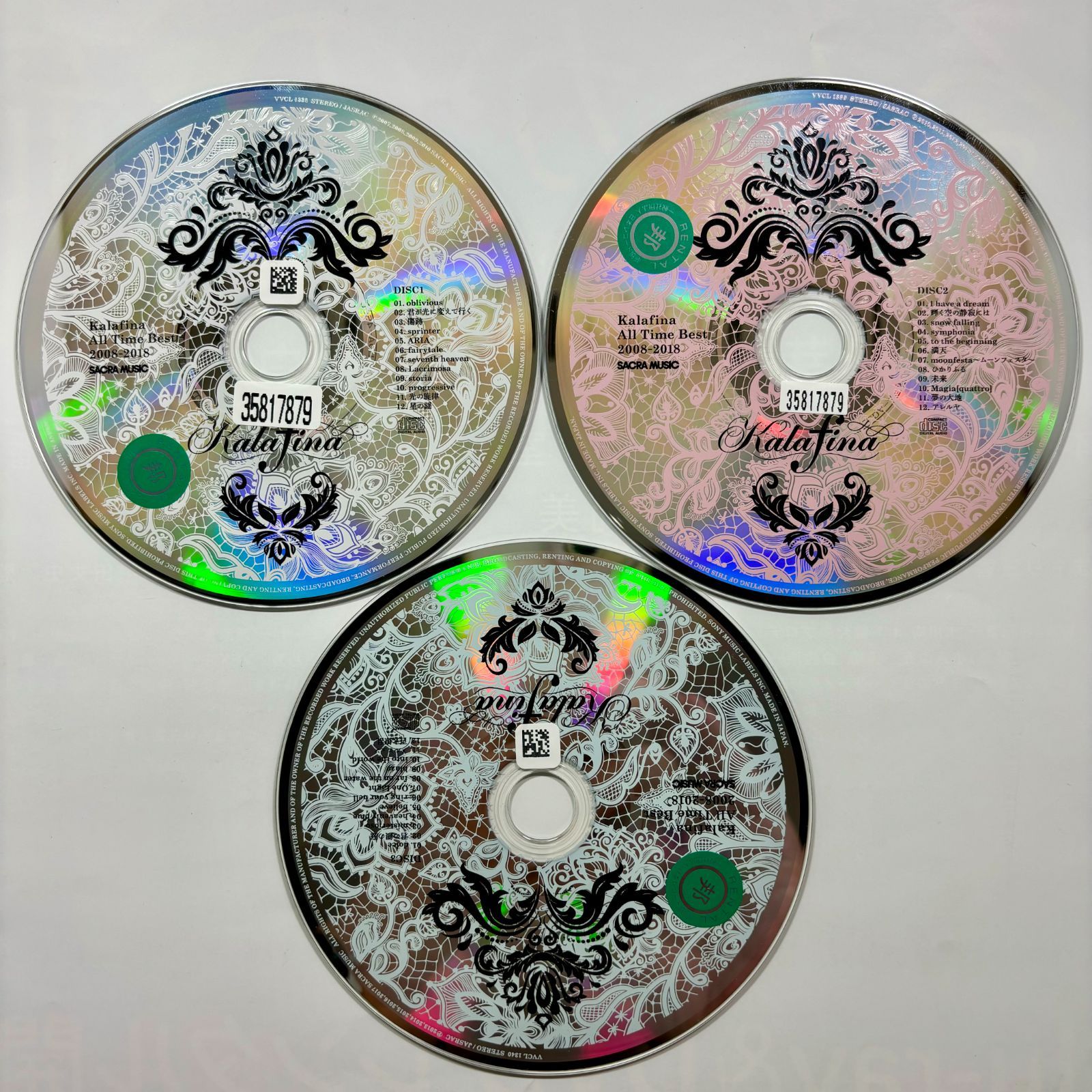 Kalafina All Time Best 2008-2018 ② Kalafina – All Time Best 2008-2018 – Box Set 3 x CD, 2018