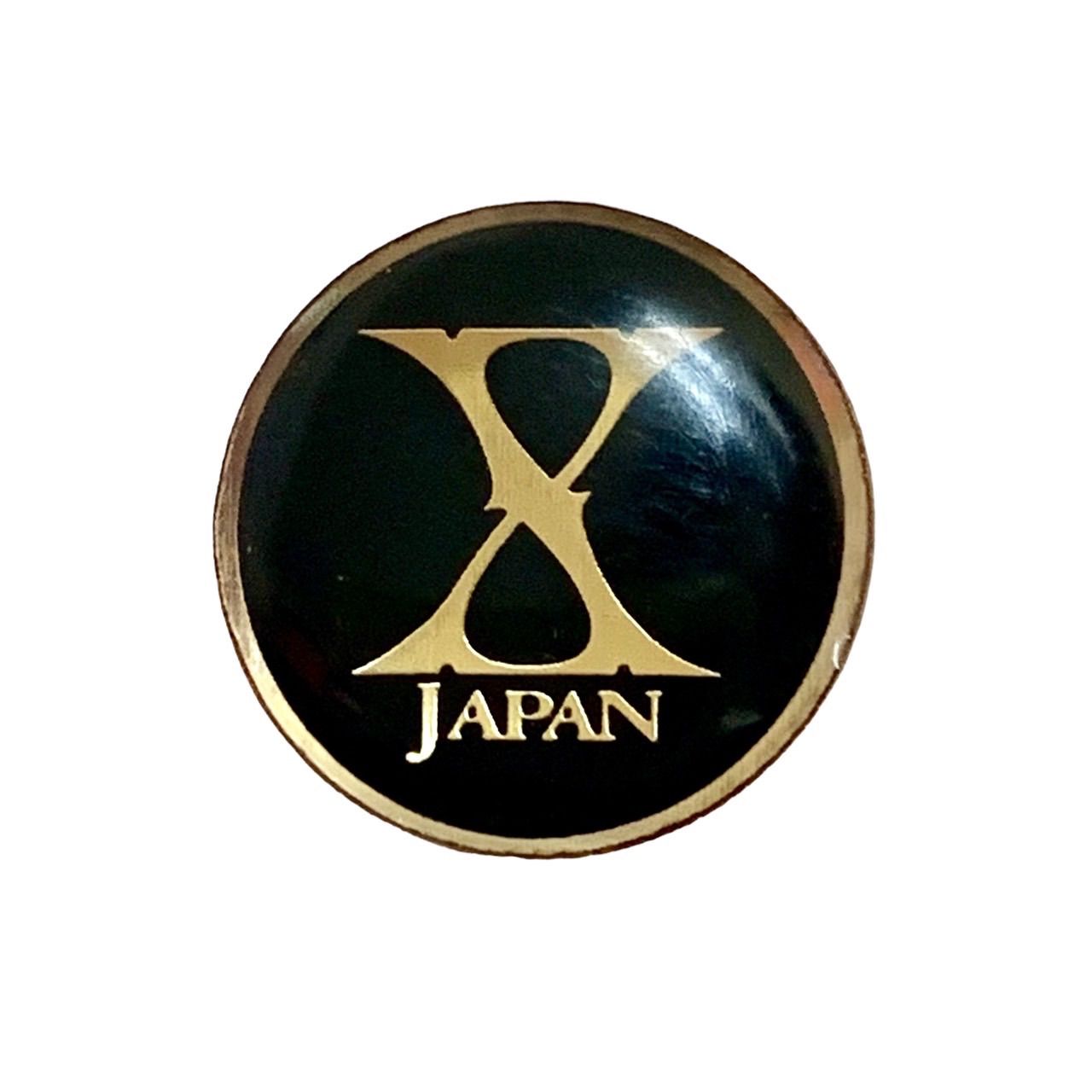 超超希少品⭐️X JAPAN】 ロゴマーク ピンバッジ ブラック