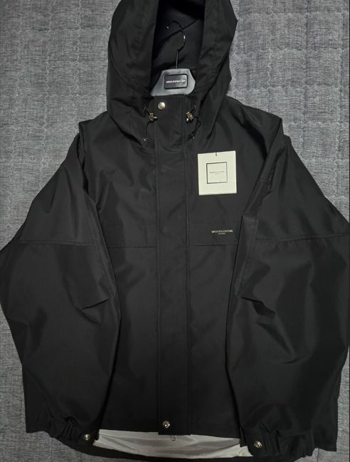 46 WOOYOUNGMI ウーヨンミ 25SS 黒 フード ジャケット