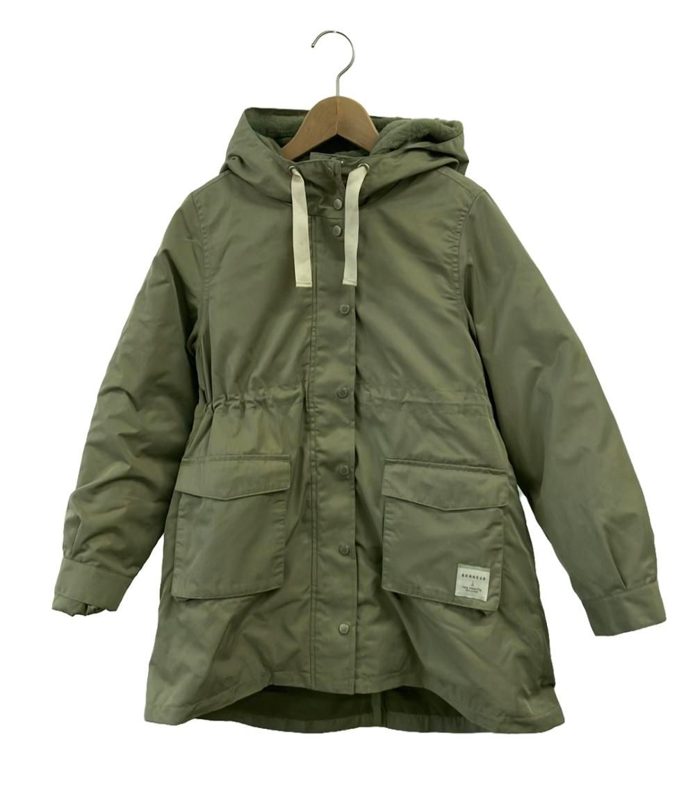 美品 ポンポネットジュニア ダウン付き3wayモッズコート 4914309-350