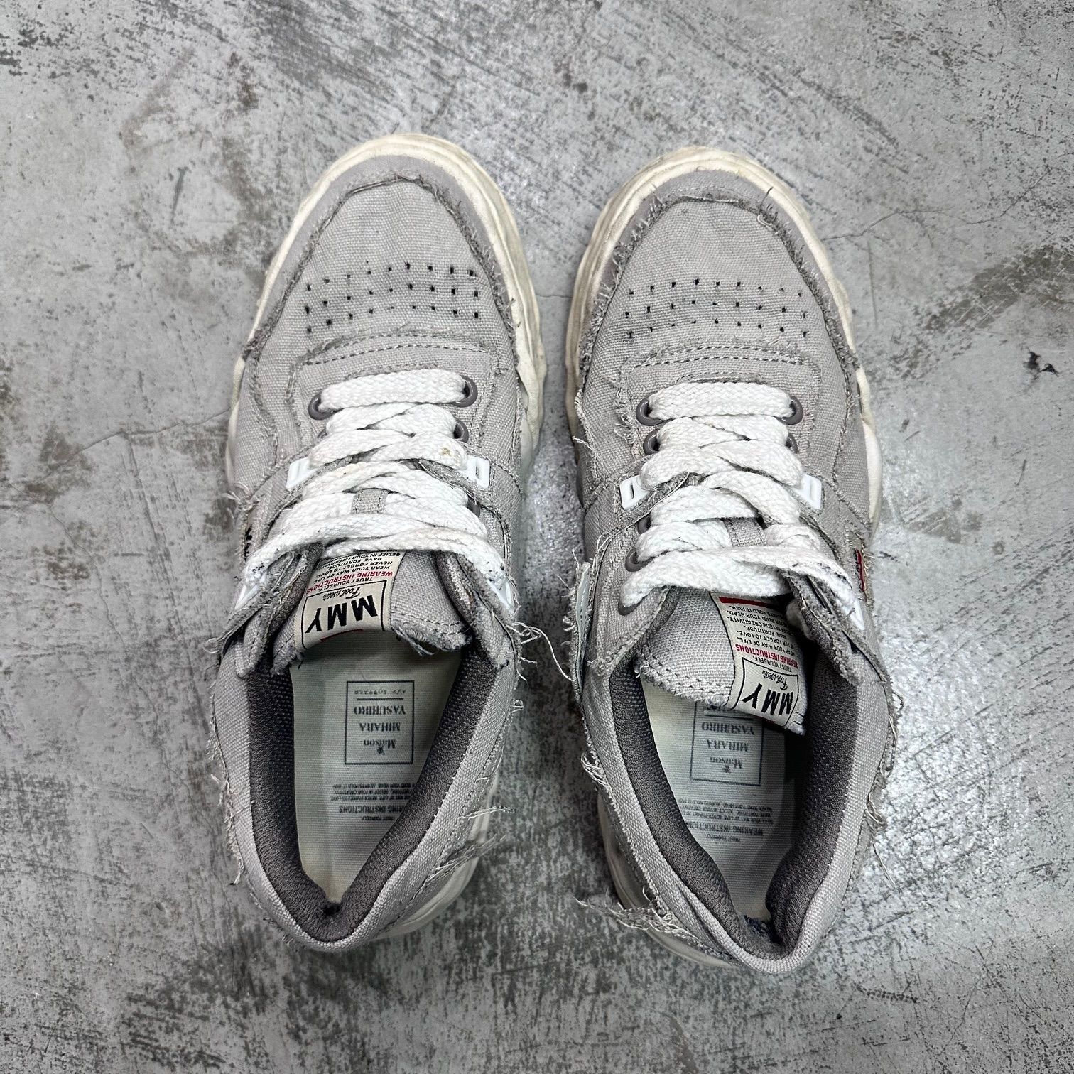 Maison MIHARA YASUHIRO 22SS original sole washed canvas オリジナル 