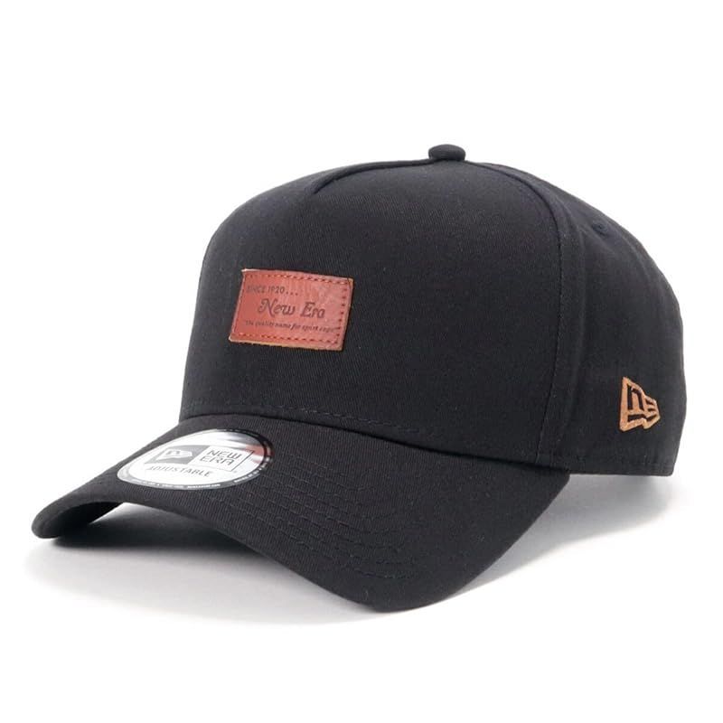 【特価商品】[ニューエラ] キャップ レザーパッチ ONSPOTZ別注 ウォッシュブラック FREE 940AF OS LEATHER PATCH BLACK 1