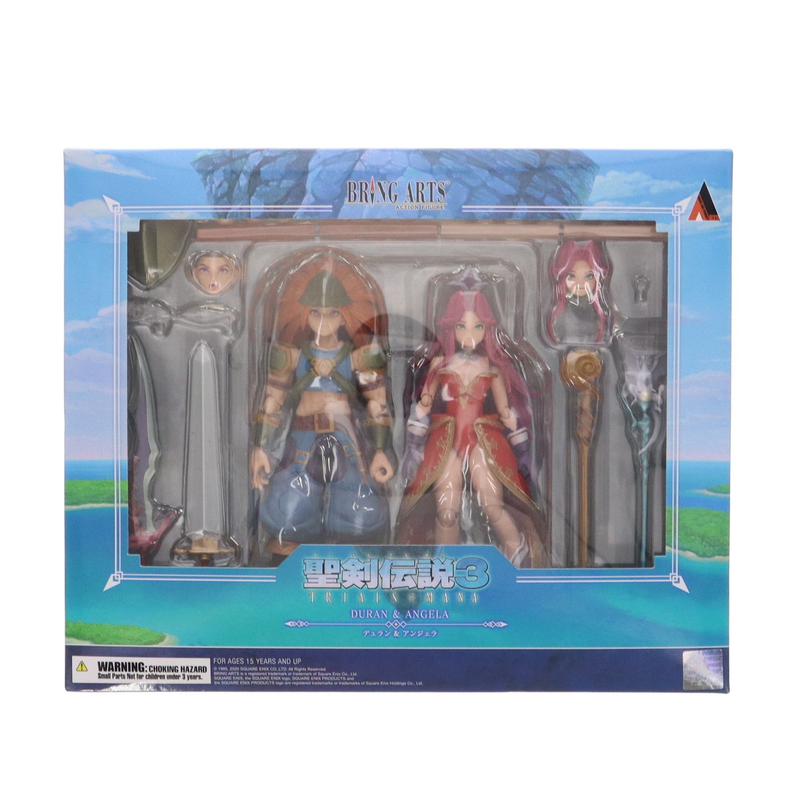 BRING ARTS(ブリングアーツ) デュランu0026アンジェラ 聖剣伝説3 TRIALS of MANA(トライアルズ オブ マナ) 完成品 可動フィギュア スクウェア・エニックス