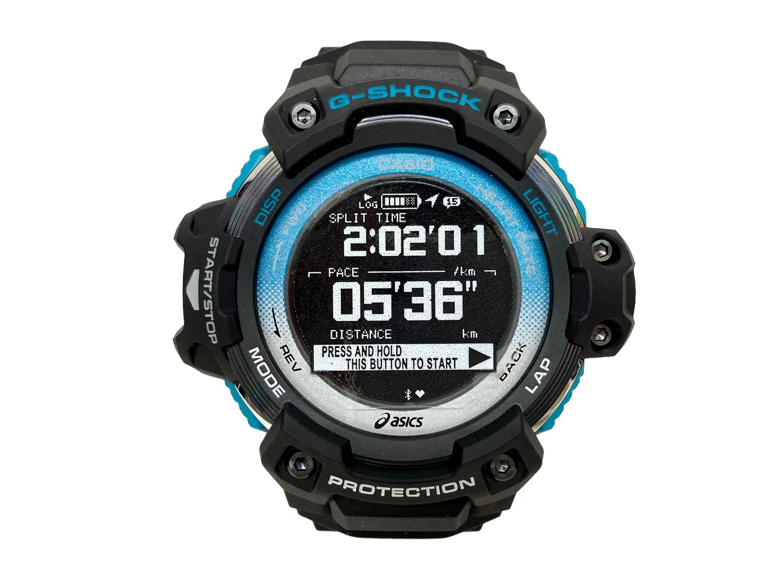 CASIO (カシオ) G-SHOCK Gショック×ASICS (アシックス) デジタル腕時計 ラン&ウォークプラットフォームサービス  Bluetooth対応 GSR-H1000AST-1JR/028 - メルカリ