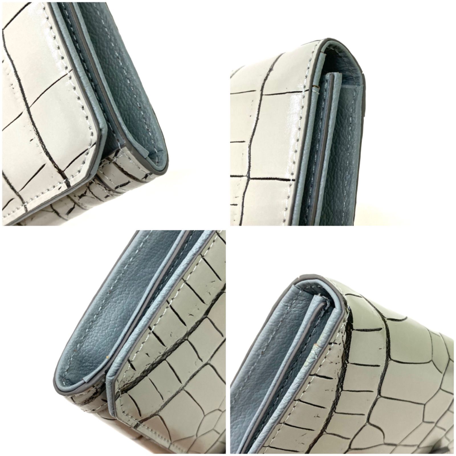 ?最終価格?【PELLEY LUSSO】美品 ペレリールッソ グレー 長財布 