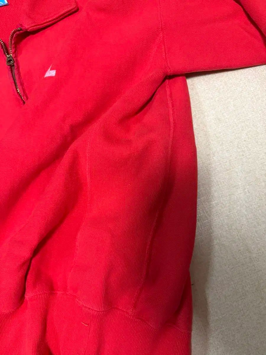 ローカルスオンリー DEVIL ハーフ ジップ スウェット シャツ L レッド