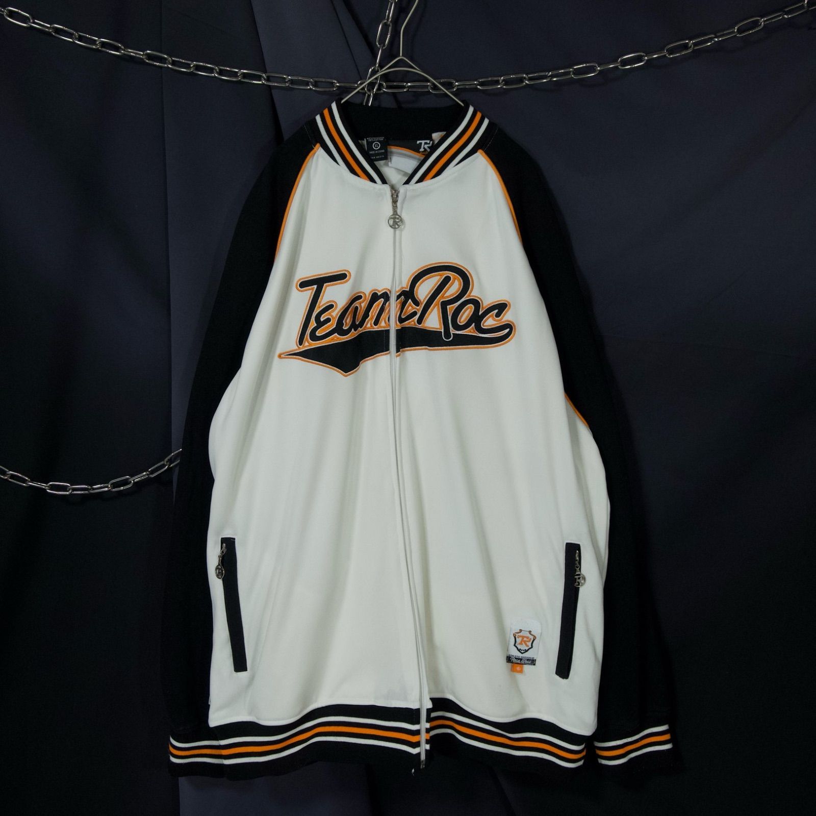 Rocawear CrewNeck Embroidery Baseball JKT Type Track Jacket