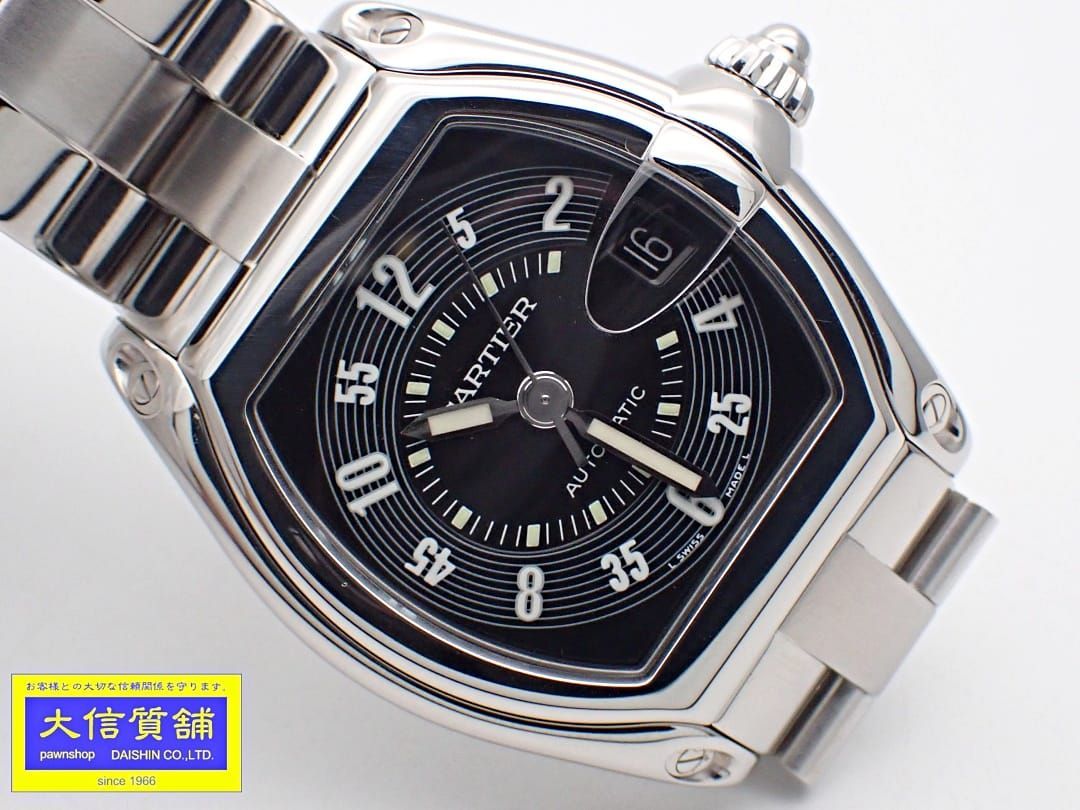 CARTIER カルティエ メンズウォッチ ロードスターLM W62004V3 SS 自動