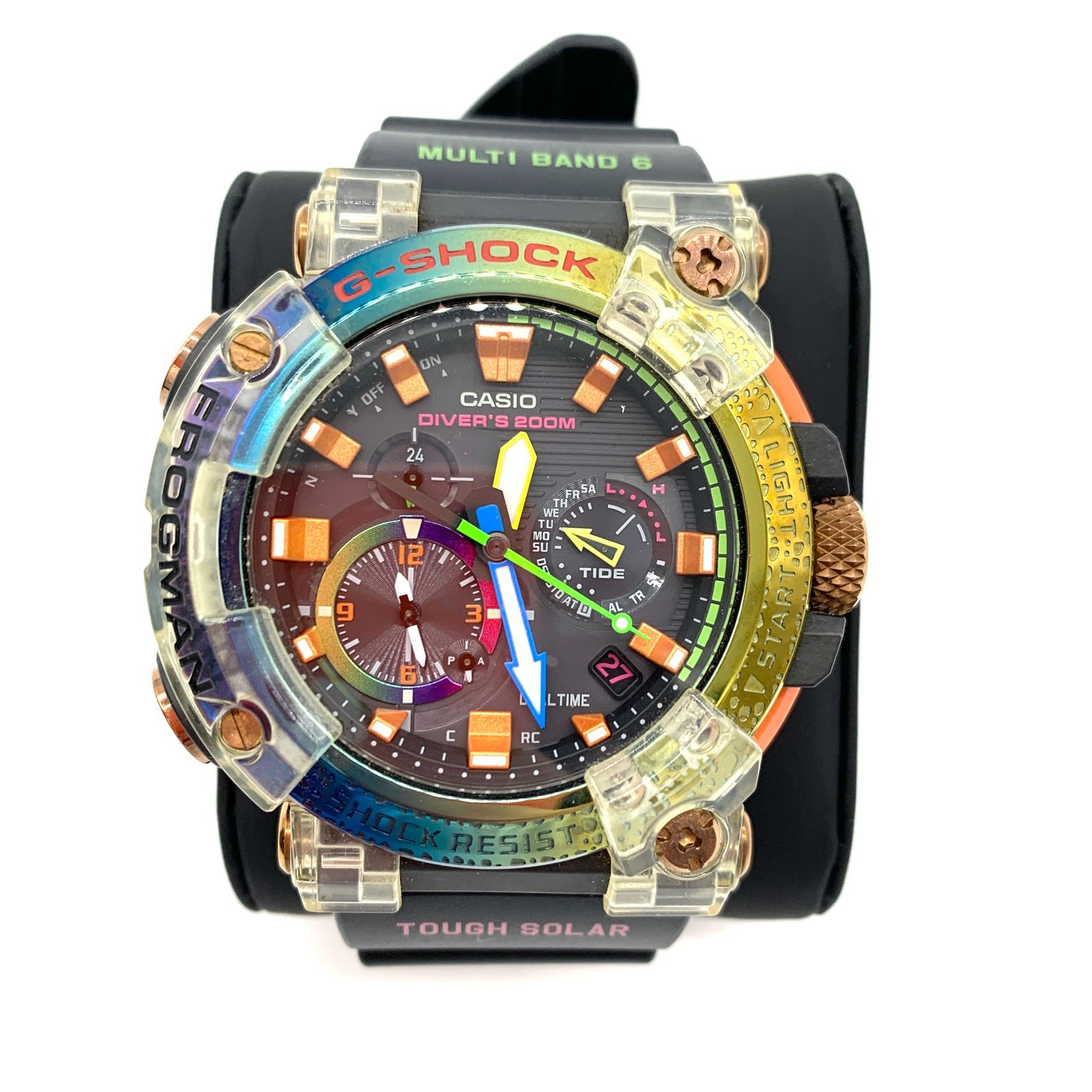 ▽【美品】CASIO G-SHOCK フロッグマンボルネオ レインボー トード