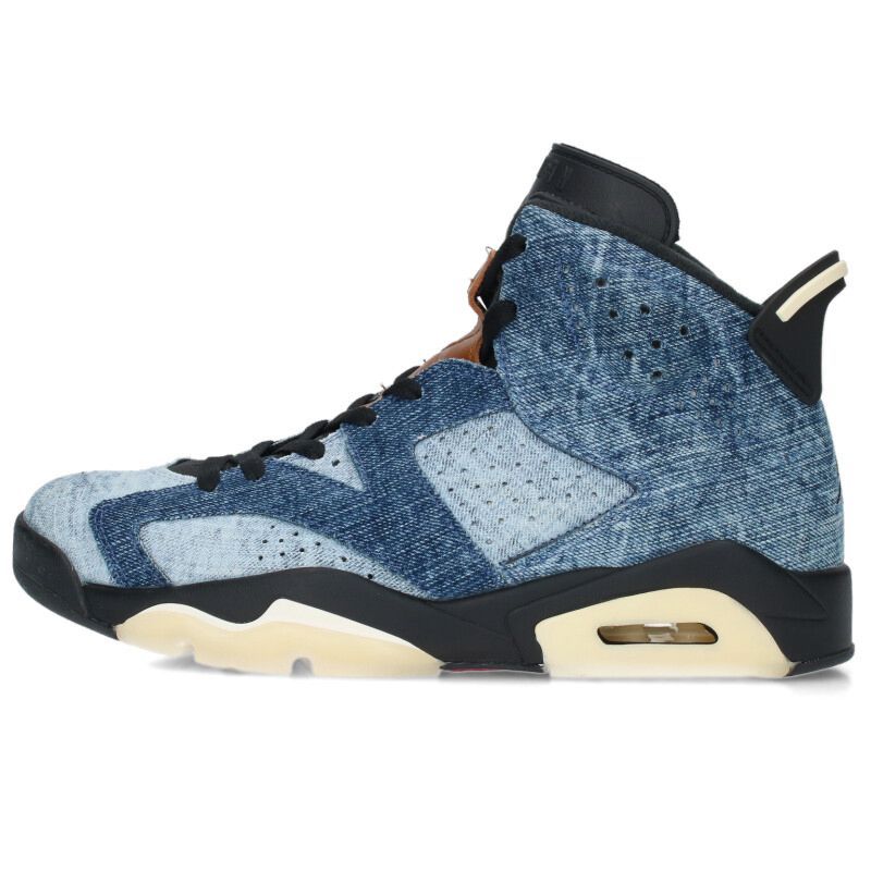 【くまくま】Nike Air Jordan 6 デニム/マルチカラー ナイキ AIR JORDAN 6 WASHED DENIM CT5350-401 エアジョーダン6