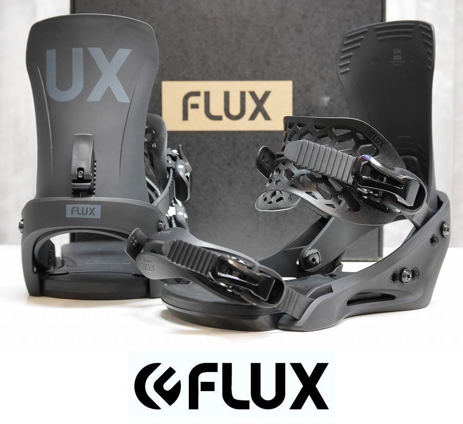 【新品】25 FLUX EM - BLACK - Sサイズ 正規品 保証付 スノーボード バインディング