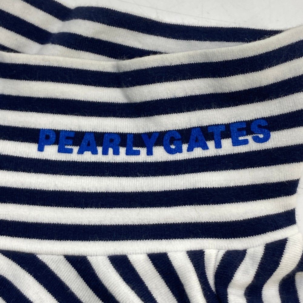 サイズ：0 PEARLY GATES パーリーゲイツ ハイネック 長袖Tシャツ
