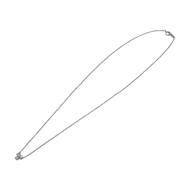 ティファニー アリア 3P ダイヤ ネックレス PT950 プラチナ TIFFANY&Co. ティファニー ダイヤ 3P アリア ペンダント