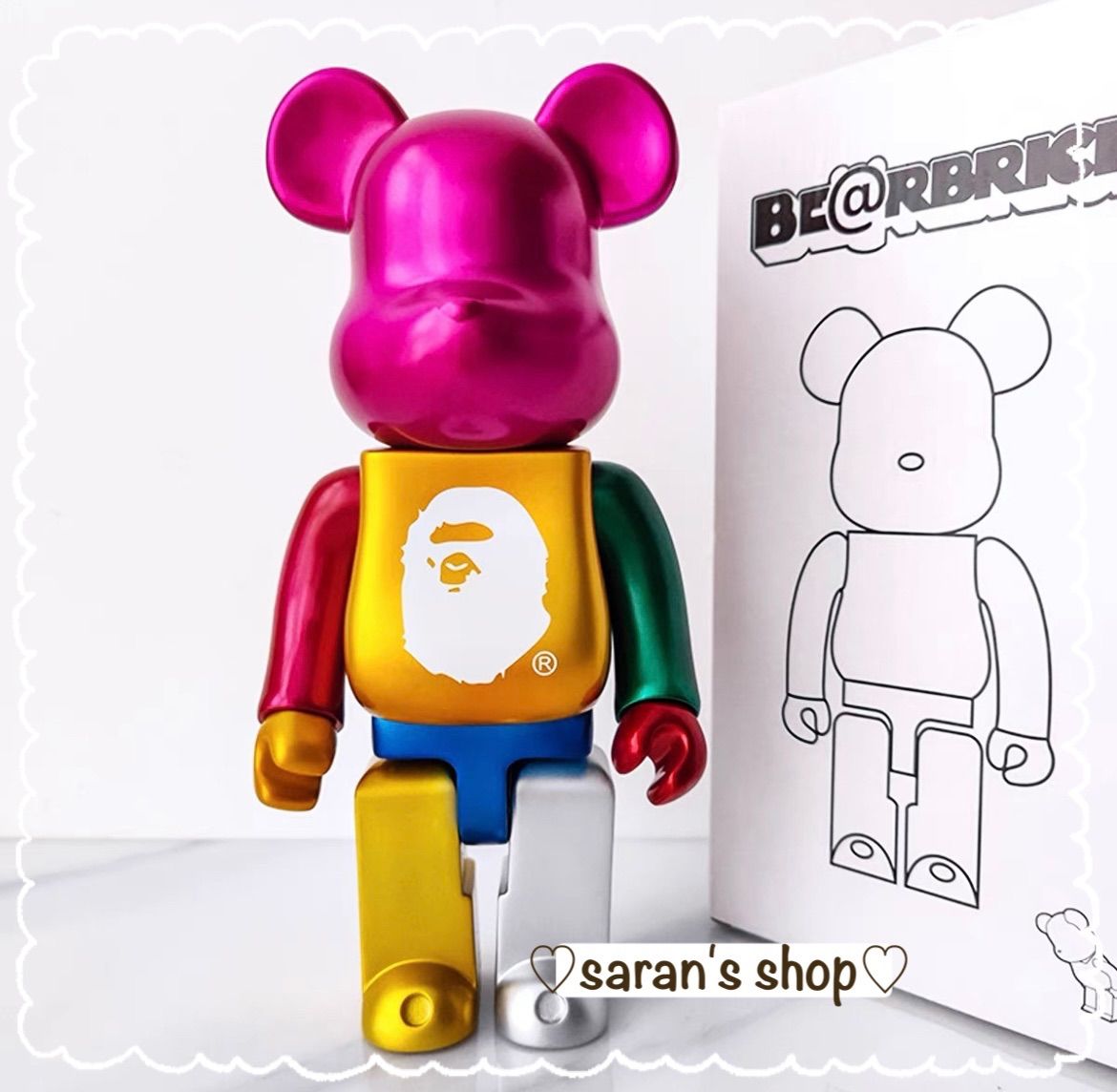 ベアブリック BE@RBRICK 400% 28センチ エックスラージ XLARGE - メルカリ