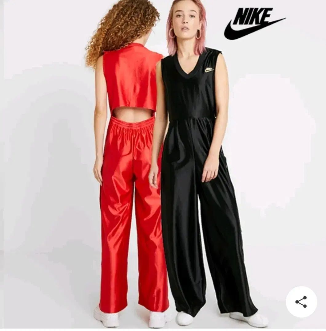 NIKE(ナイキ) サテンジャンプスーツ - メルカリ