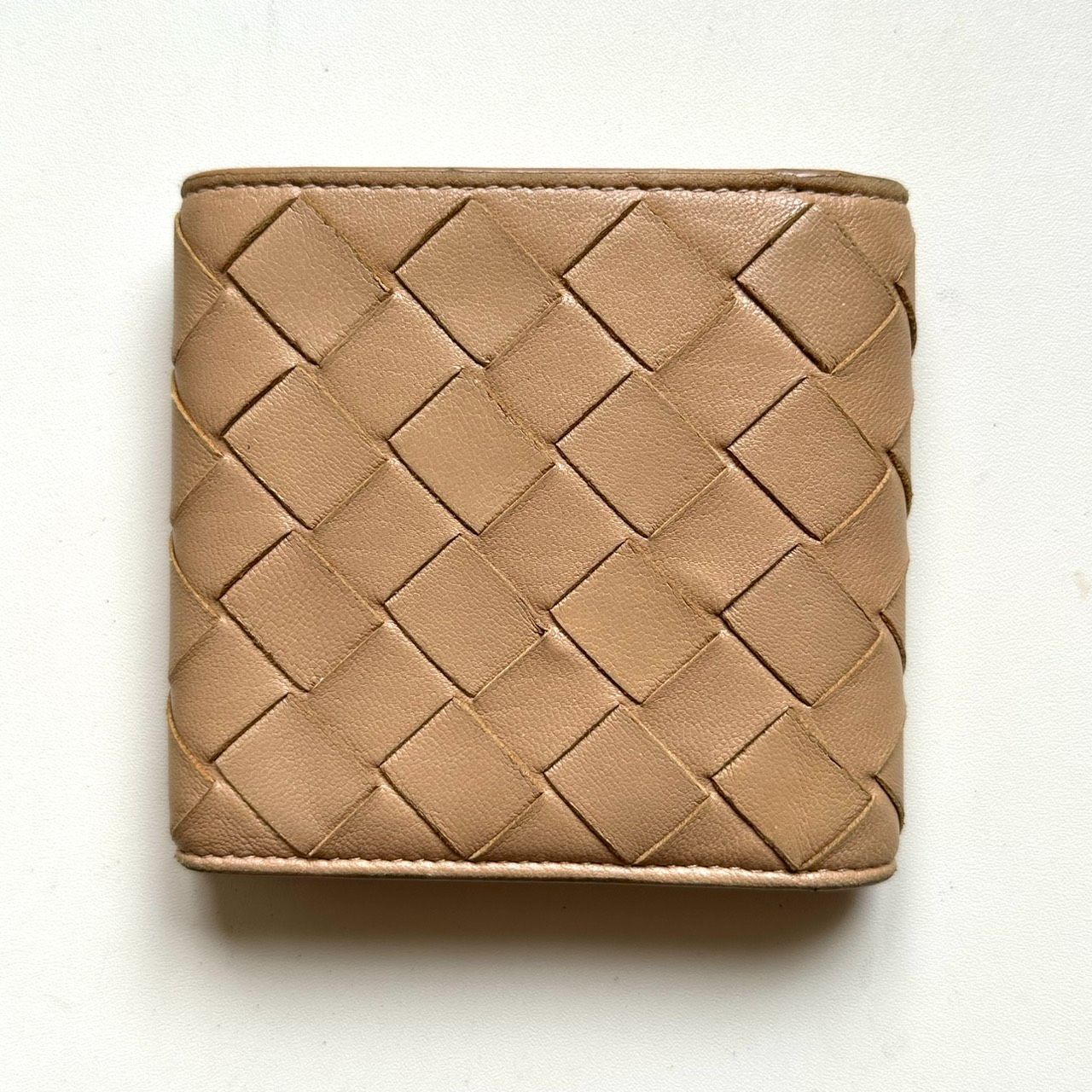 値下げ不可 ボッテガヴェネタ マキシイントレチャート 三つ折り財布 ボッテガヴェネタ カセット マキシイントレチャート 三つ折り