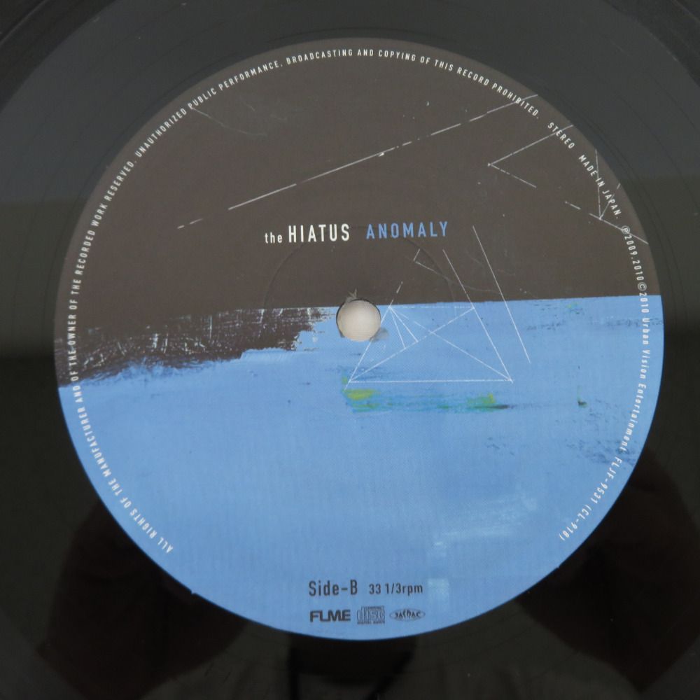 送料込み【ライナー】LP the HIATUS ANOMALY 【公式通販】
