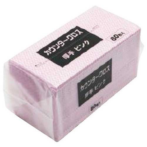 カウンタ－クロス 厚手 80枚 ピンク×12PCW-80P ＭＩＳＭ